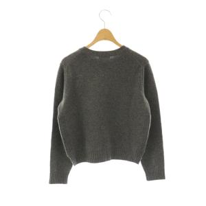 IENA 23AW SUPER180 クループルオーバー ニット セーター グレー /DF OS