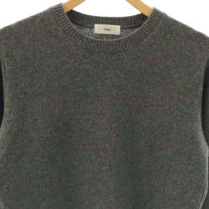IENA 23AW SUPER180 クループルオーバー ニット セーター グレー /DF OS