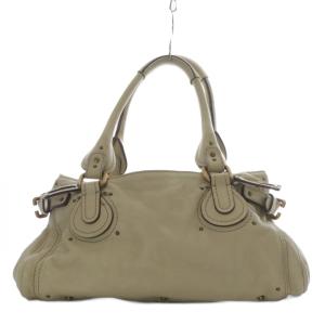 Chloe パディントン ハンドバッグ 南京錠付き ライトベージュ