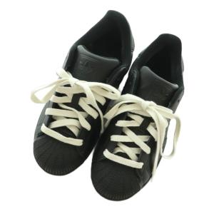 adidas Originals 25SS スーパースター2 スニーカー シューズ 23.5cm US5.5 黒 ブラック JI0081