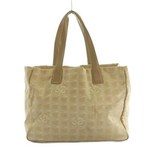 ニュートラベルライン トートMM トートバッグ CCロゴ ココマーク 総柄 ベージュ /MI OS OH