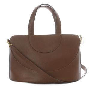 デコルテ 2WAYバッグ ショルダーバッグ ハンドバッグ レザー 茶色 ブラウン /SR OH