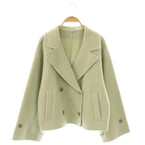 23AW ウールリバーPコート ピーコート ショート丈 F ミント /ES OS
