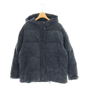 ダウンジャケット アウター フード F 紺 /NR OS