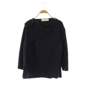 ウールプルオーバー カットソー 長袖 36 ネイビー /DF OS