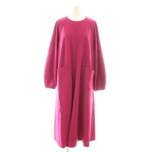 24AW ハイツイストWクロスワンピース ロング 38 ピンク /DF OS