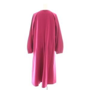 ADORE 24AW ハイツイストWクロスワンピース ロング 38 ピンク /DF OS