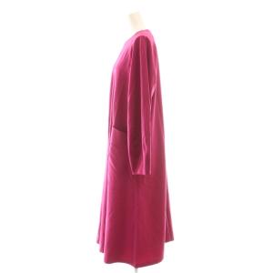 ADORE 24AW ハイツイストWクロスワンピース ロング 38 ピンク /DF OS