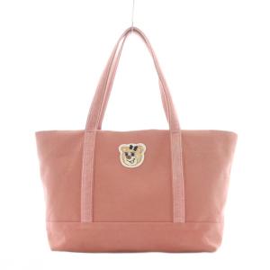 ラブラリーバイ LOVERARY BY トートバッグ キャンバス ピンク オールドテディワッペン /RI