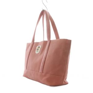 FEILER ラブラリーバイ LOVERARY BY トートバッグ キャンバス ピンク オールドテディワッペン /RI