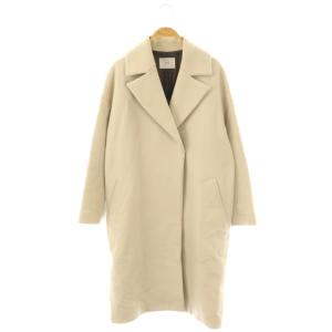 MANTECO オーバーチェスターコート アウター ロング ウール 34 ライトベージュ /NR OS