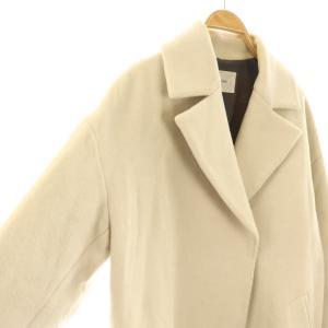 IENA MANTECO オーバーチェスターコート アウター ロング ウール 34 ライトベージュ /NR OS