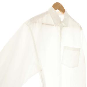 UNITED ARROWS カリビアーナミルズ ポプリン レギュラーカラーシャツ M ホワイト /ES OS