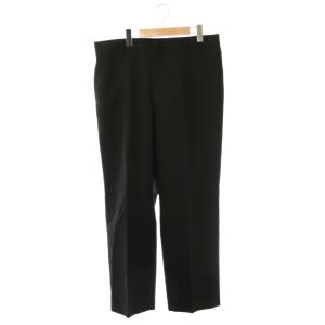 7522 24AW DRESS TROUSERS トラウザーズパンツ ワイドテーパード 36 ブラック