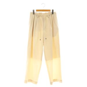 TRIPLE PLEATED EASY TROUSERS ORGANIC COTTON GABARDINE