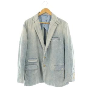 2Bテーラードデニムジャケット 44R ライトブルー