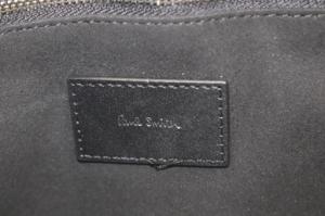 PAUL SMITH コンサティーナ トートバッグ レザー ブラック /YO18 AD