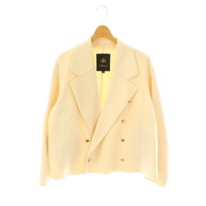 23AW ウールカシミヤケヌキテイラードジャケット 36 アイボリー