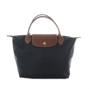 ルプリアージュ トートバッグ ミニ ハンド レザー 本革 黒 ブラック ブラウン /RI OS