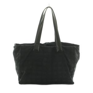 CHANEL ニュートラベルライン トートバッグ 総柄 9番台 黒 ブラック /MI OS OH