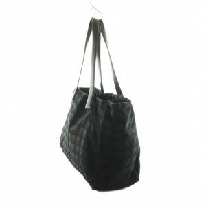 CHANEL ニュートラベルライン トートバッグ 総柄 9番台 黒 ブラック /MI OS OH