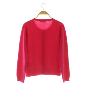 ANAYI カシミアカーディガン ニット 長袖 クルーネック 38 ピンク /MY OS