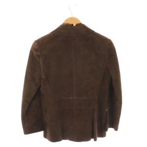 LOEWE ラムレザースエードジャケット ブラウン