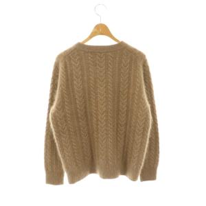 MACKINTOSH LONDON ラクーン ケーブル編みニット セーター 長袖 38 茶 ブラウン /AT OS