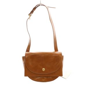 ショルダーバッグ レザー 茶 ブラウン /SS OS