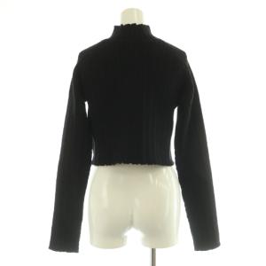 Ameri VINTAGE 2WAY MINI CABLE KNIT CARDIGAN カーディガン ハイネック ニット ショート丈