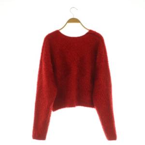 Ameri VINTAGE 23AW I GLITTER SHORT KNIT CARDIGAN カーディガン ラメ シャギー F