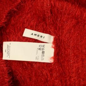 Ameri VINTAGE 23AW I GLITTER SHORT KNIT CARDIGAN カーディガン ラメ シャギー F