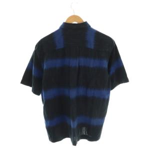 ISSEY MIYAKE MEN ME93FJ012 半袖シャツ 2 ブルー ブラック /ES OS