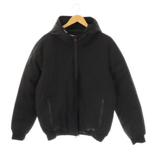 HYPERFLEX ダウンジャケット アウター フーディ ブラック /CX OS