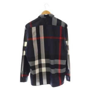 BURBERRY チェック長袖シャツ L マルチカラー
