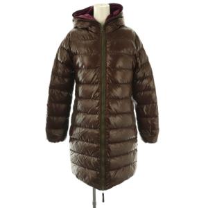 Ace ダウンコート アウター ジップアップ 40 ブラウン /CX OS