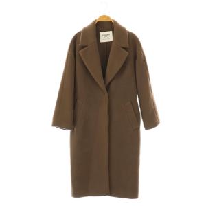 FFC ロングチェスターコート アウター 34 ブラウン /HK OS