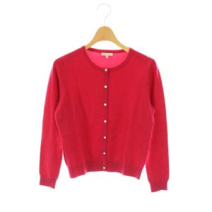 洗えるCASHMERE KNIT カーディガン ニット XS ピンク /DF OS