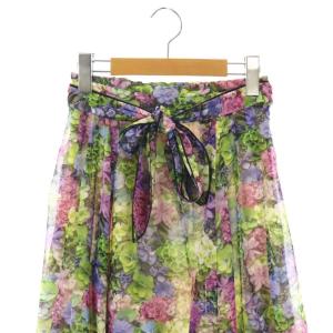 TOCCA Nicolai Bergmann フラワーミディスカート フレアスカート ひざ丈 0 マルチカラー /DF