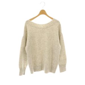 sophi モヘヤラメスパンコール2WAYプルオーバーニット セーター 長袖 38 グレー /AT OS
