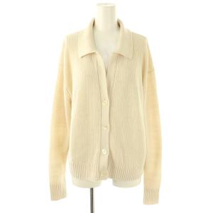 25SS ロウシルクニットカーディガン F アイボリー