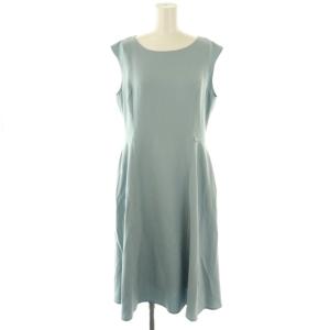 23年 ノースリーブフレアワンピース ロング 38 ライトブルー 5316160 /DO OS