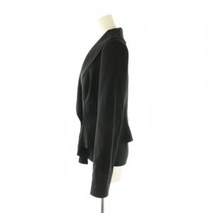 FOXEY BOUTIQUE PETAL ジャケット ショールカラー ダブル 40 ブラック 39778 /DF OS