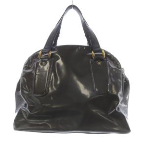 Chloe パテントレザー ハンドバッグ トートバッグ カーキ 緑 グリーン /SR OH
