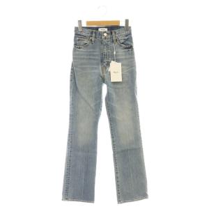 HIGH WAIST FLARE DENIM デニムパンツ ジーンズ 24 インディゴ /DF OS