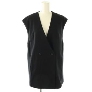 24SS ドライアムンゼンVカラージレ ベスト 前開き 36 黒 ブラック /AT OS