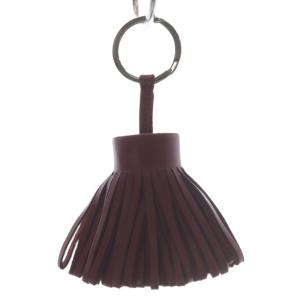 カルメン キーリング バッグチャーム ボルドー