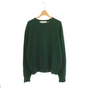 Cashmere C/N Po ニット セーター 長袖 カシミヤ グリーン /DO OS
