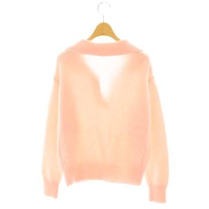 LACOSTE × スナイデル 24AW スキッパーニットプルオーバー セーター 長袖 36 ピンク /NR OS