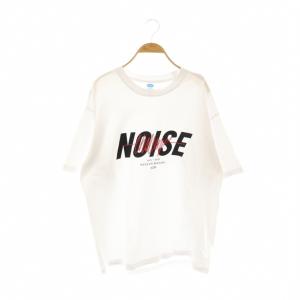 S/S NOISE TEE Tシャツ カットソー 半袖 M ホワイト /DF OS AD